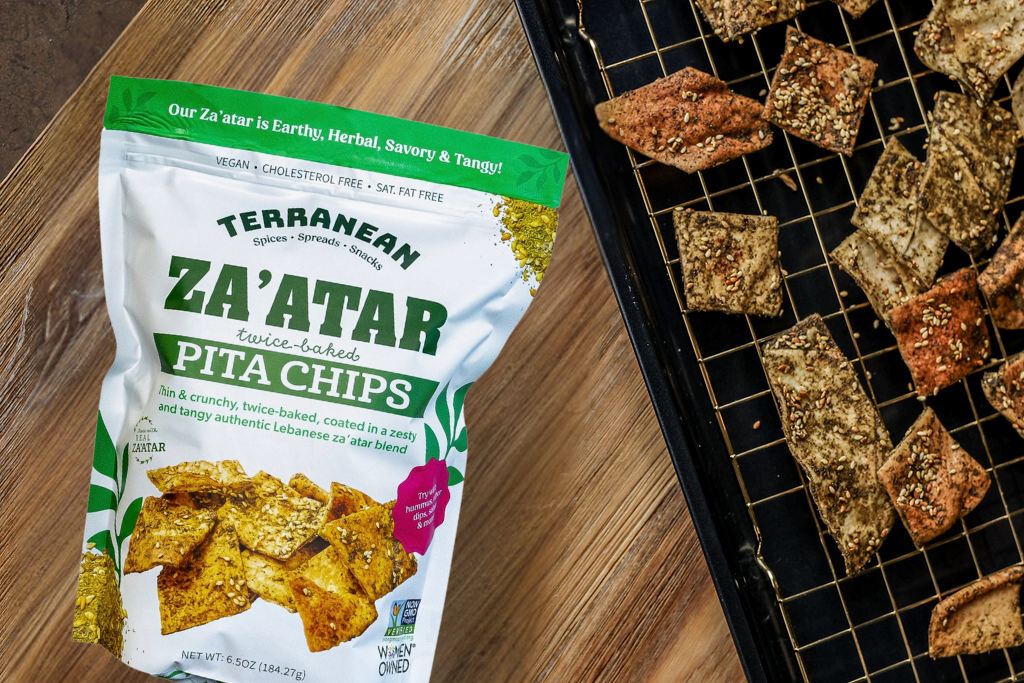 Crunchy Lebanese Za’atar Pita Chips – Vegan, Low-Fat, Authentic