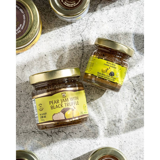 Russian Classic Pear Jam w/ black truffle, rich fruit flavor, naturally delicious