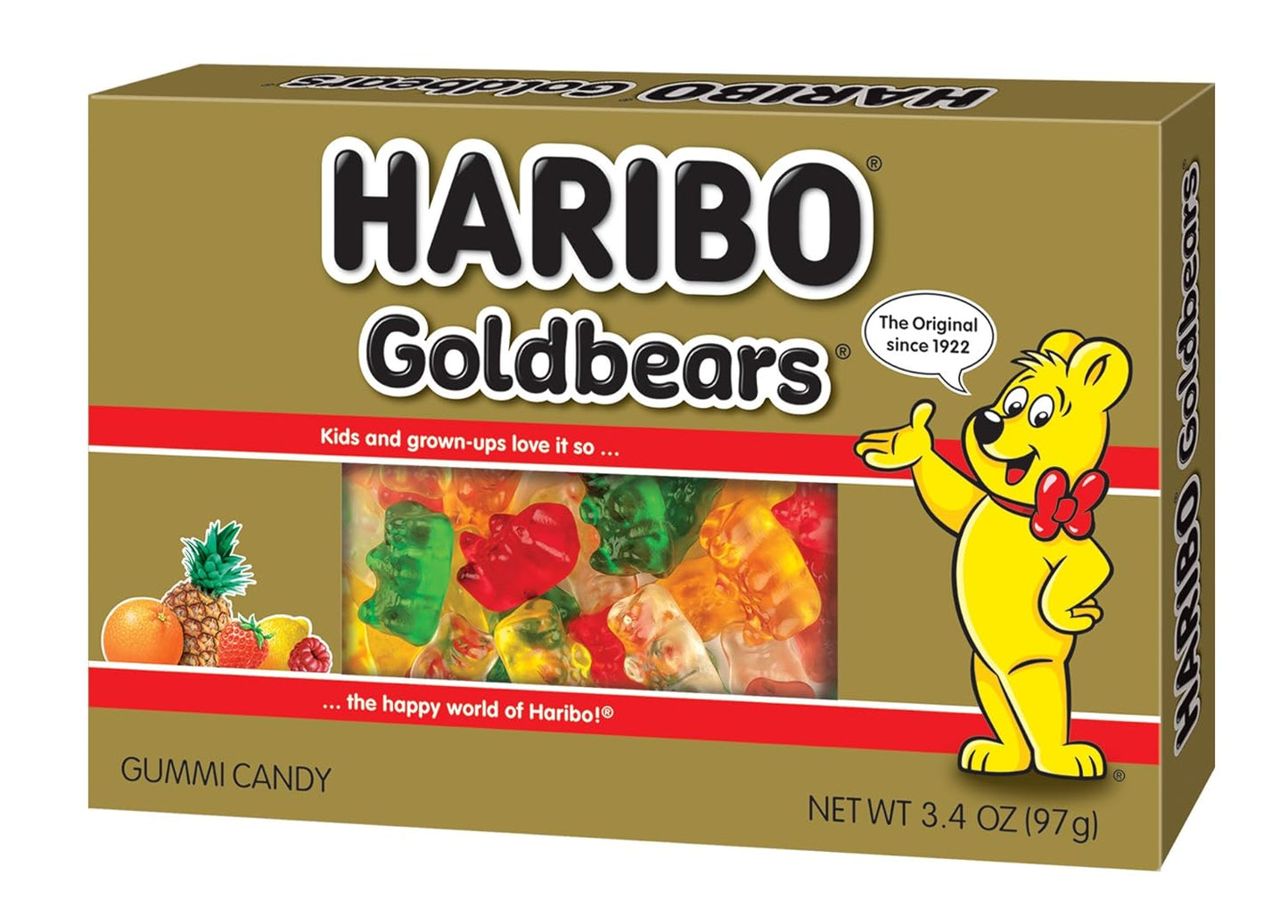 German Haribo Bears Products - Packs 1.1 Pound to Party Size