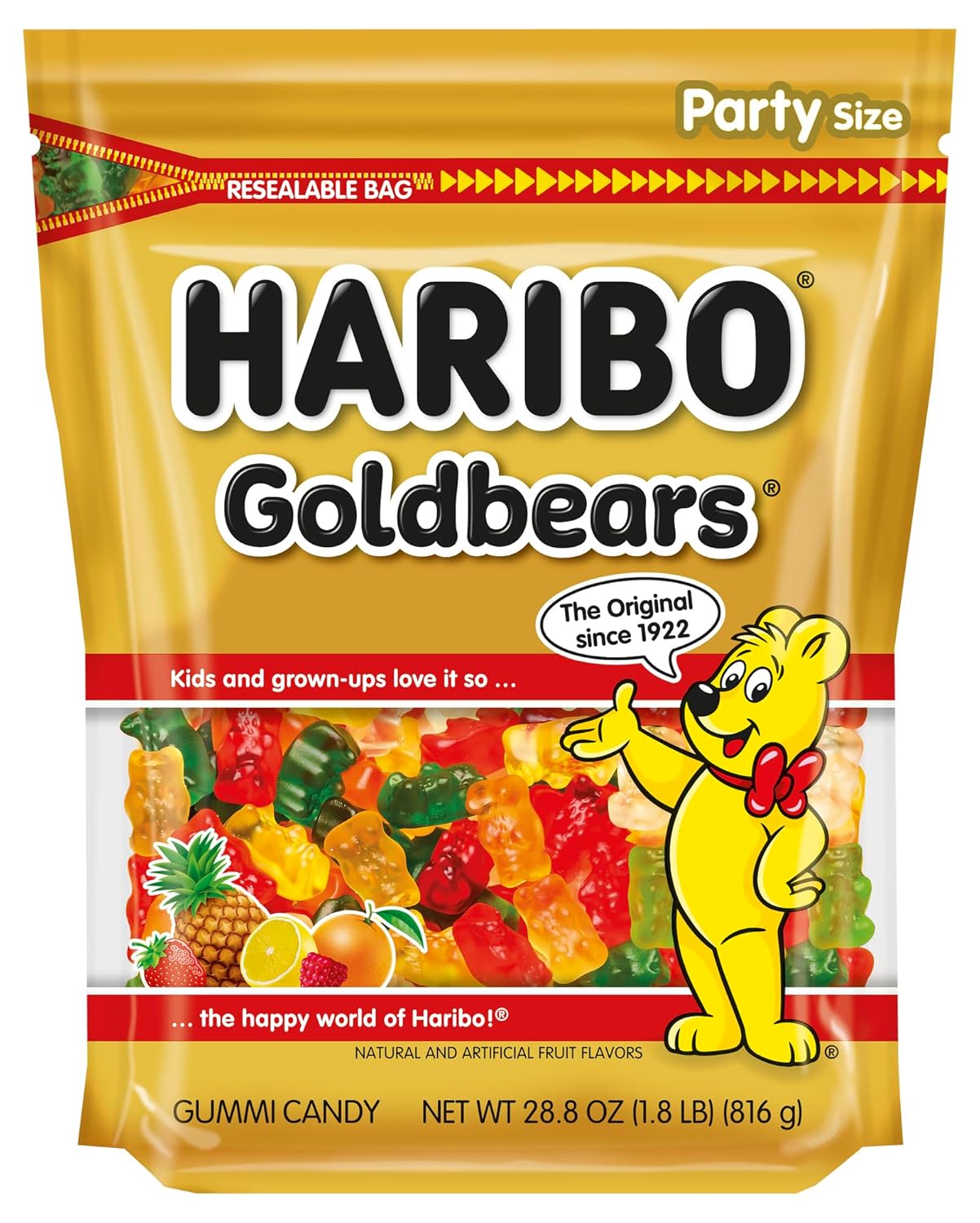 German Haribo Bears Products - Packs 1.1 Pound to Party Size