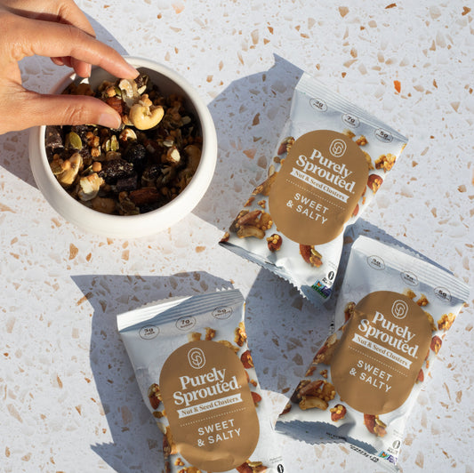 Mini Sweet & Salty Snack Mix – Sprouted, Gluten-Free, Vegan Crunch