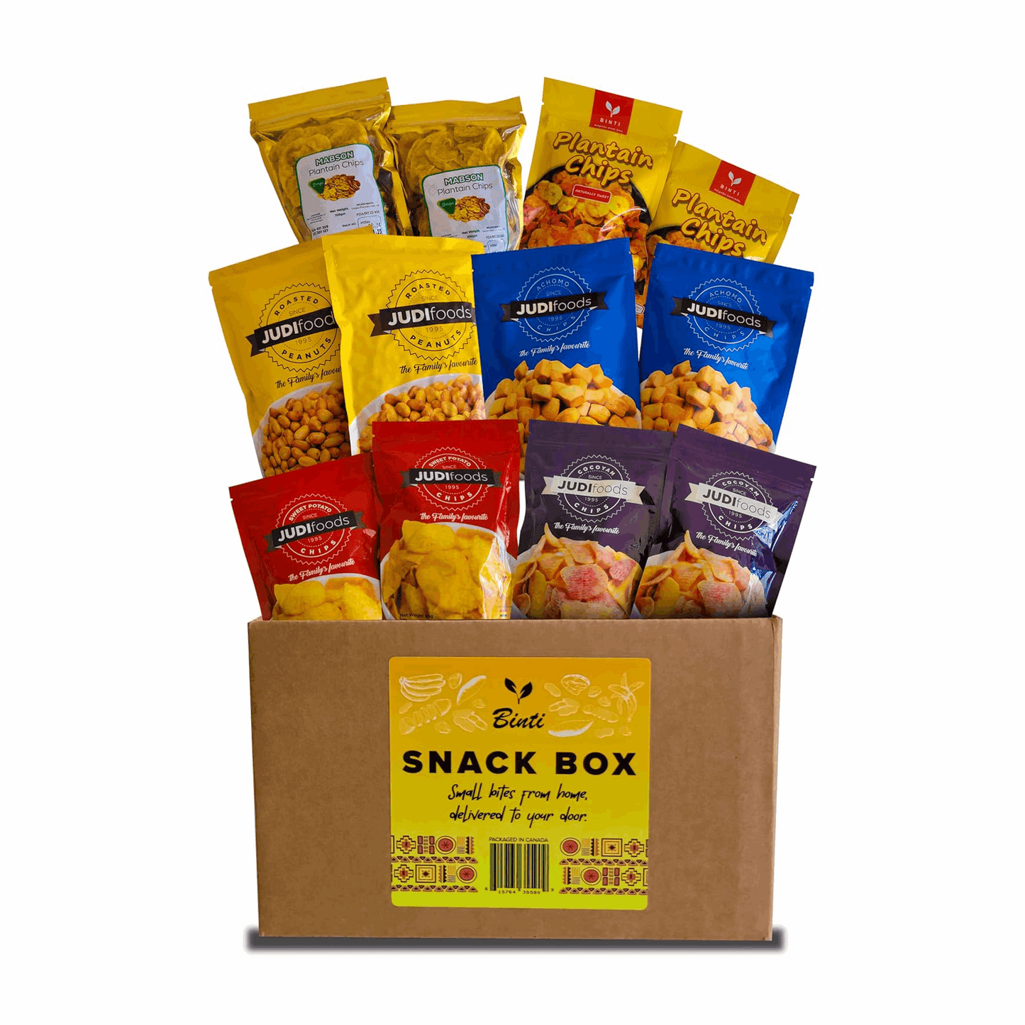 African Snack Box Gift – Nigerian & Ghanaian Snacks, Chips Chin-Chin | Taste The Planets