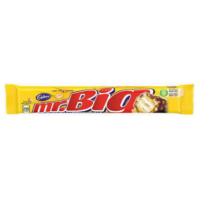 Canadian Cadbury Mr. Big Original Chocolate Bar, 60g (1ct or 24pk)