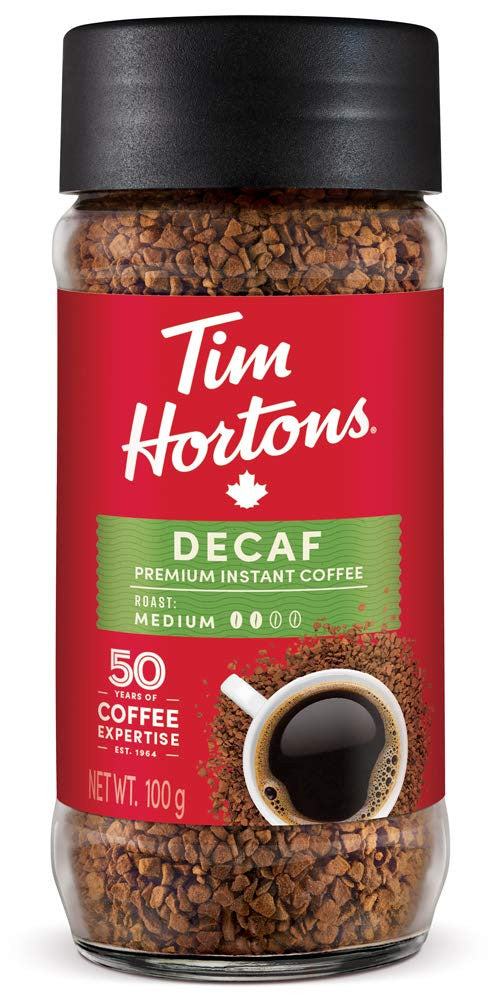 Canadian Tim Hortons Instant Coffee Varieties – Light & Dark Roast, Decaf