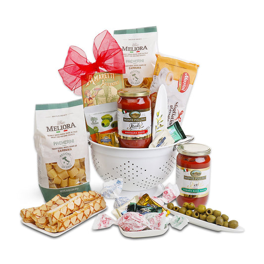 Italian Market Favorites Gift Basket with Pasta, Sauce & Gourmet Treats