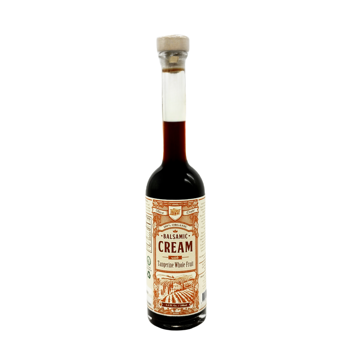 Organic Tangerine Balsamic Cream with Petimezi – sweet, tangy, versatile