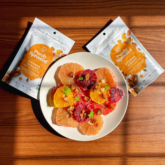 Sprouted Citrus Ginger Snack Mix – Vegan, Gluten-Free, Nutrient Dense