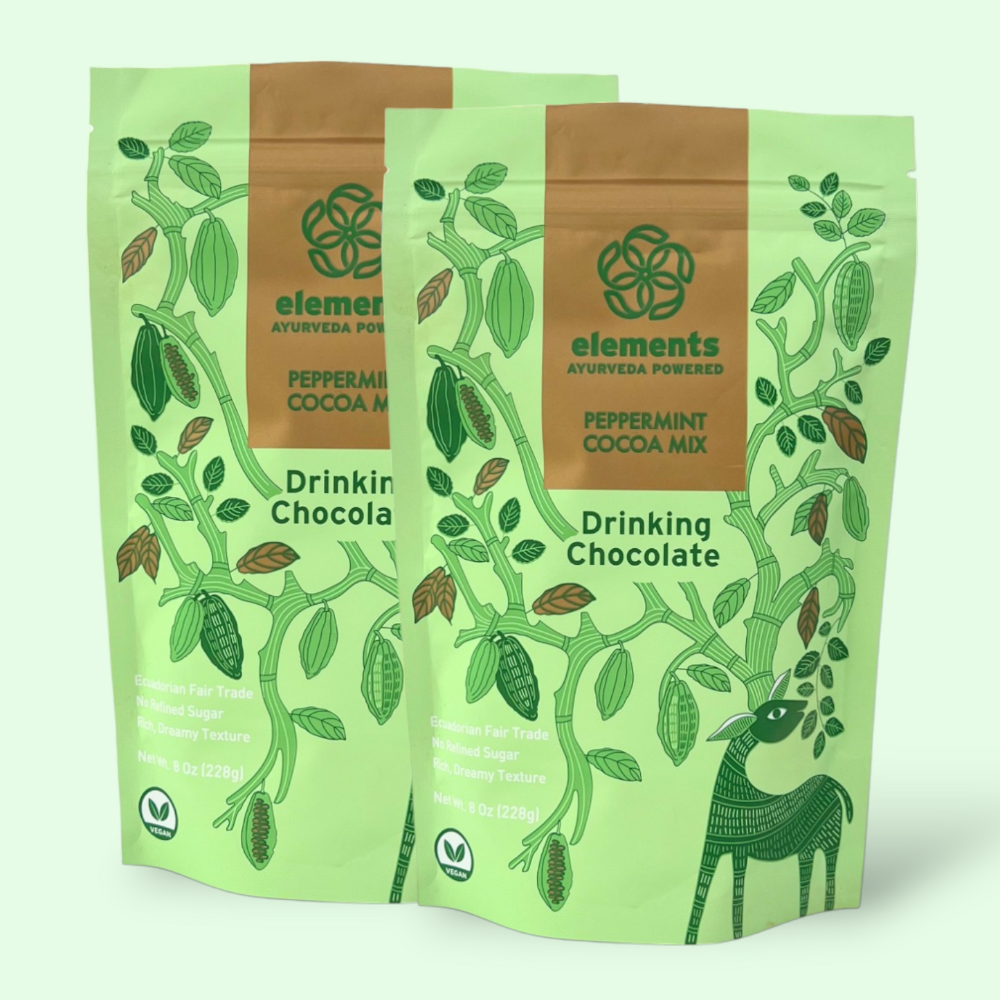 Peppermint Hot Chocolate with rich cocoa, cool mint, and smooth finish