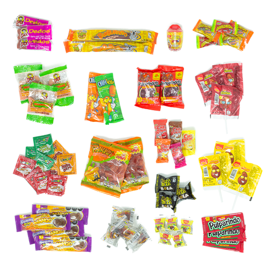Mexican Spicy Candy Box – Lucas, Vero, Pulparindo & More | 25 Spicy Candies