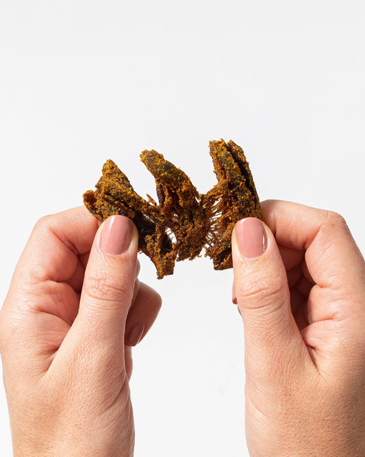 Pan’s Curry Mushroom Jerky – Vegan, Gluten-Free, Soy-Free Snack