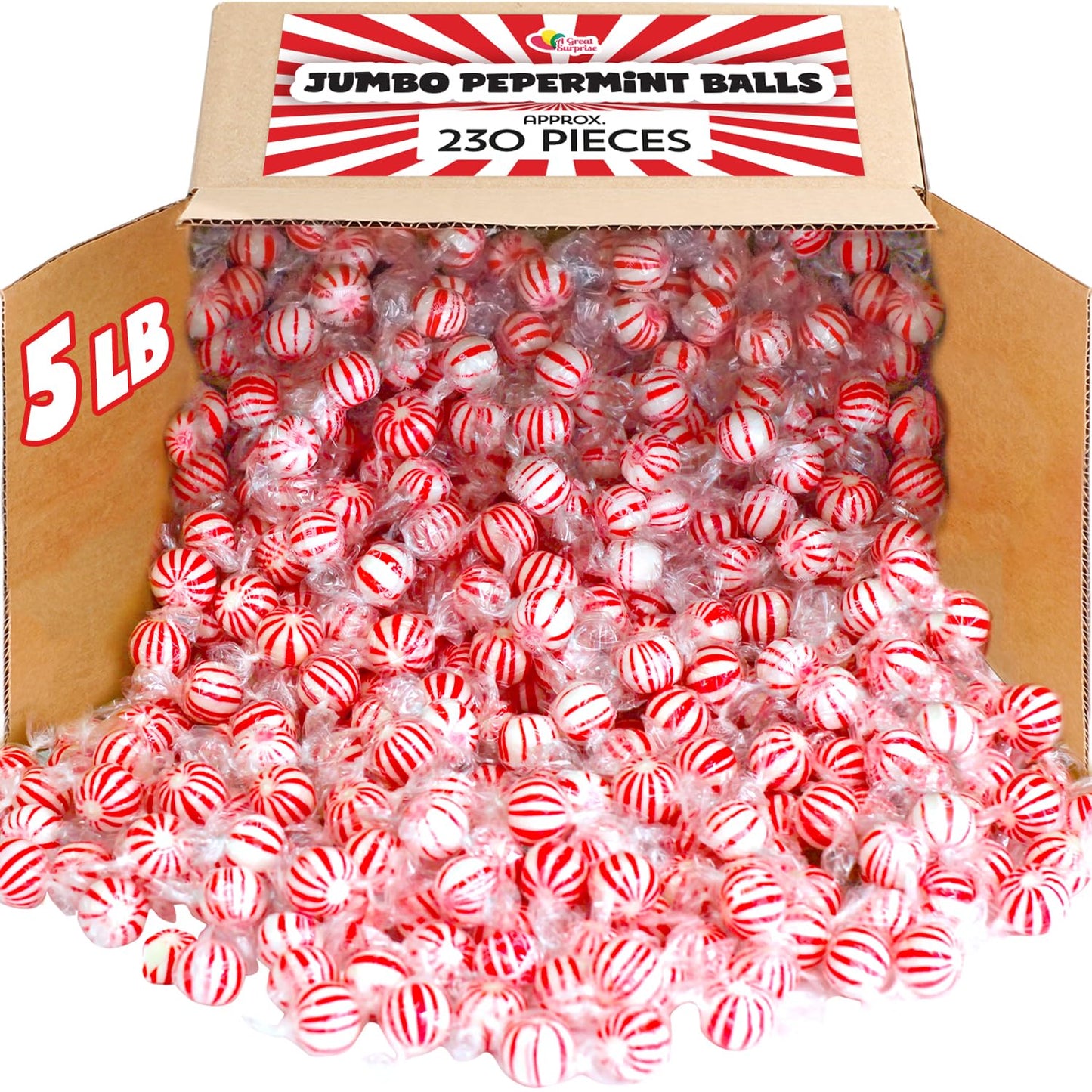 Canadian Bulk Lollipops & Candy Mix - 5 lbs Assorted Fruit, Mint & Party