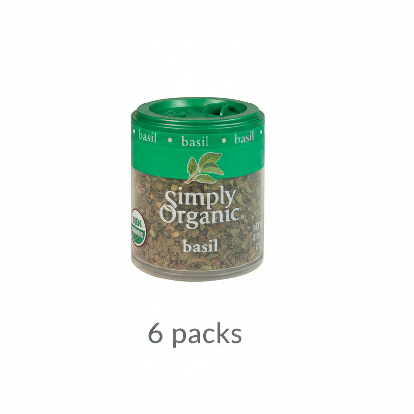 Simply Organic Mini Basil - 6 Packs
