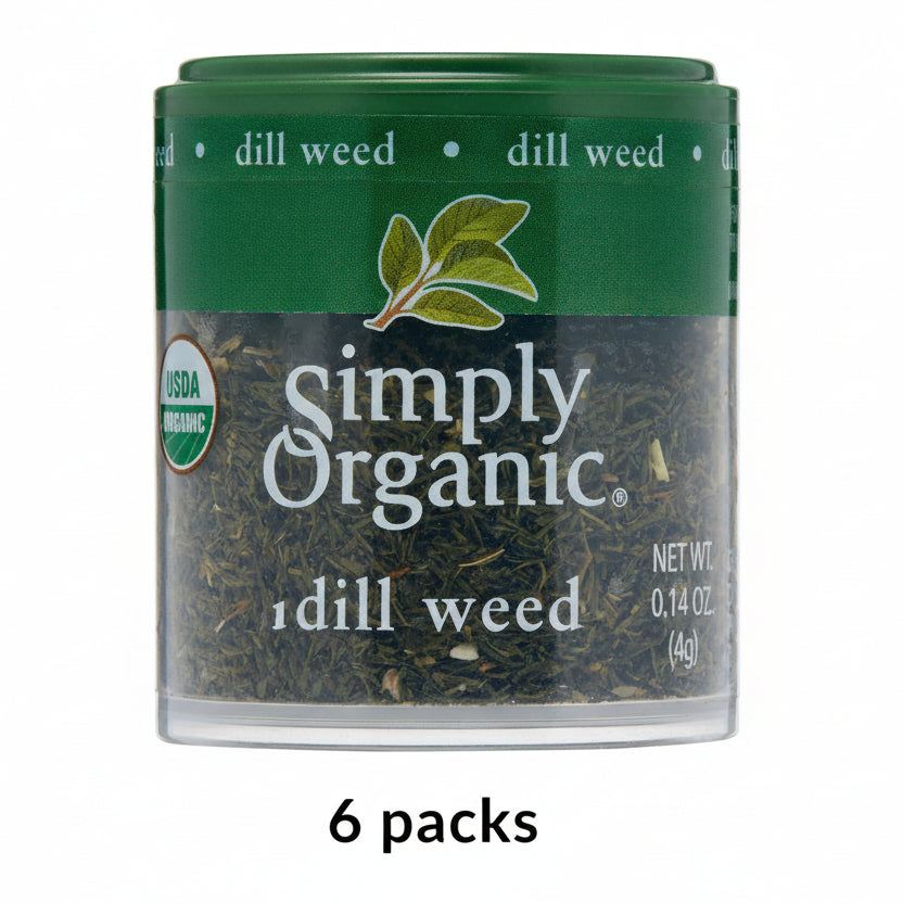 Simply Organic Mini Dill Weed - 6 Packs