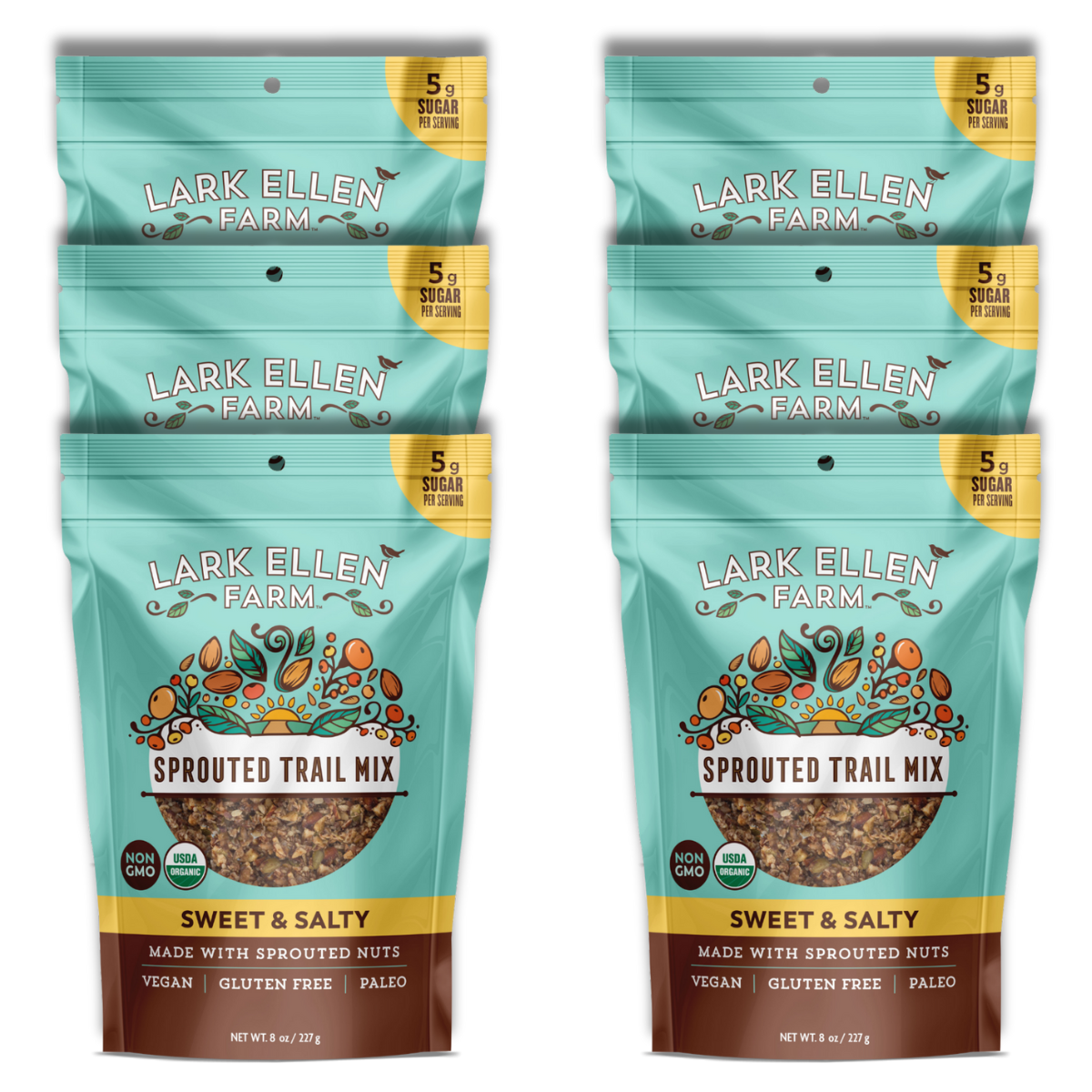 Organic Sweet & Salty Trail Mix – Vegan, Gluten-Free, Sprouted Nuts