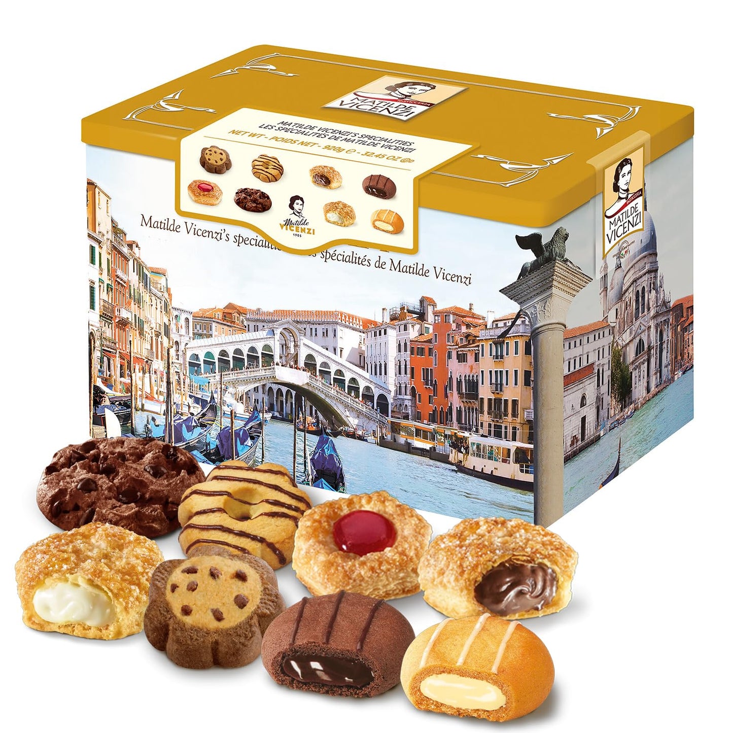 Italian Delicious Nana's Pastries & Cookies – European Variety Pack, 2 Pounds