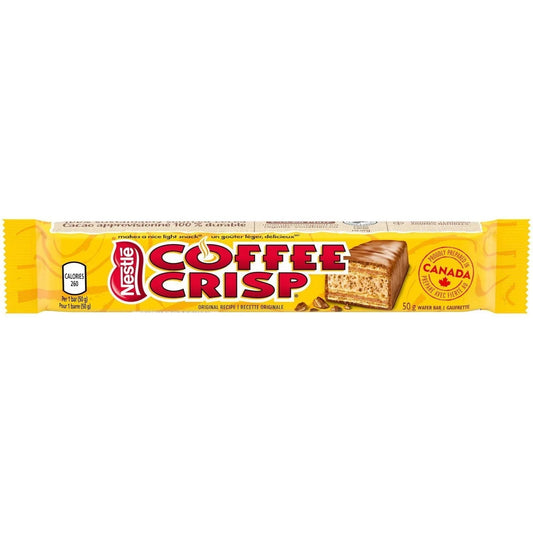 Canadian Coffee Crisp Chocolate Bar 4 x 50gram Bars | Taste The Planets
