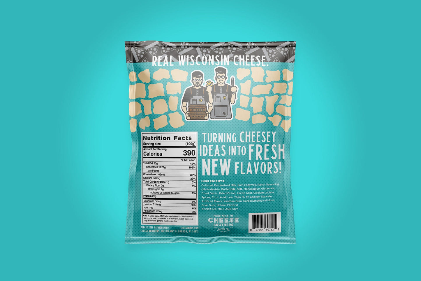Ranch Cheese Curds - Fresh Squeaky Wisconsin Curds with Tangy Ranch Flavor