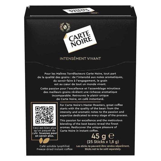 French Carte Noire - Instant Coffee (25 Sachets, 45g / 1.5oz) | Taste The Planets
