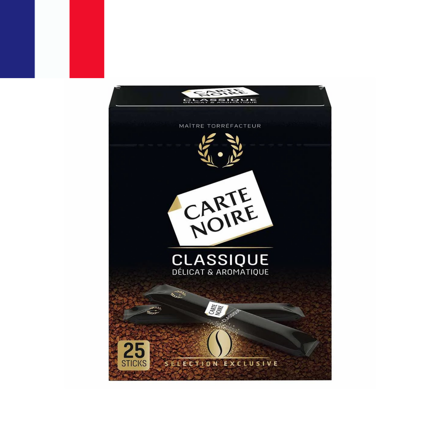 French Carte Noire - Instant Coffee (25 Sachets, 45g / 1.5oz)
