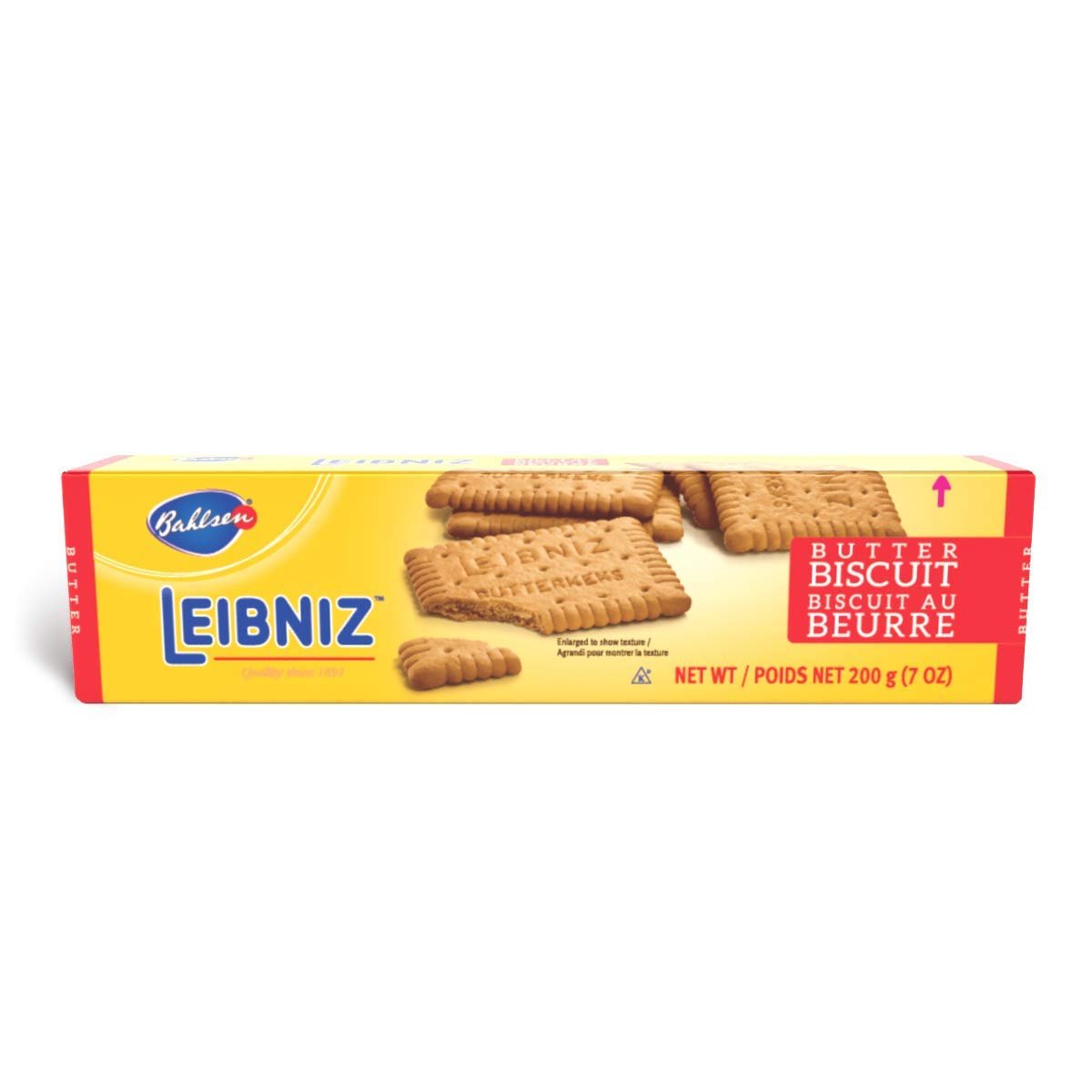 German Bahlsen Leibniz Butter Biscuit Cookies Large Pack - 7 oz - Taste The Planets