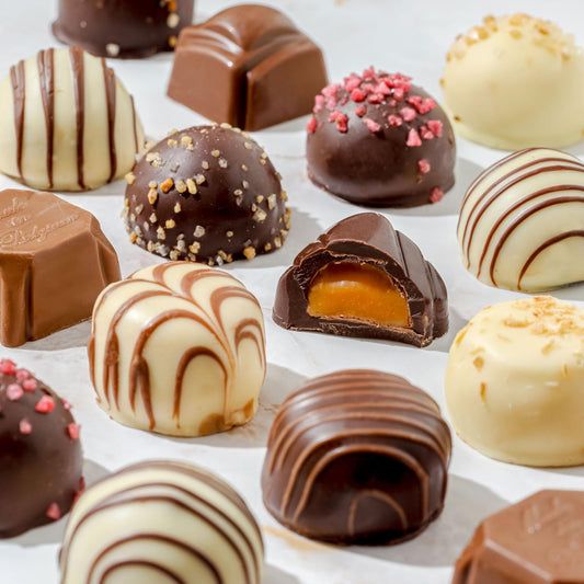 Planets Chocolate Gift Basket with Belgium Truffles – Gourmet Snack Box Gift