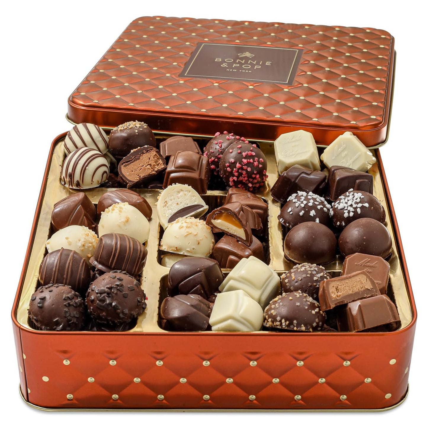 Planets Chocolate Gift Basket with Belgium Truffles – Gourmet Snack Box Gift