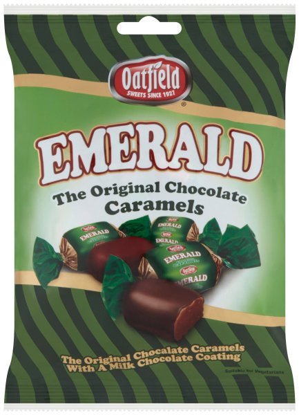 Irish Oatfield Emerald Original Irish Caramels Candy | Classic Toffee Sweets - Taste The Planets