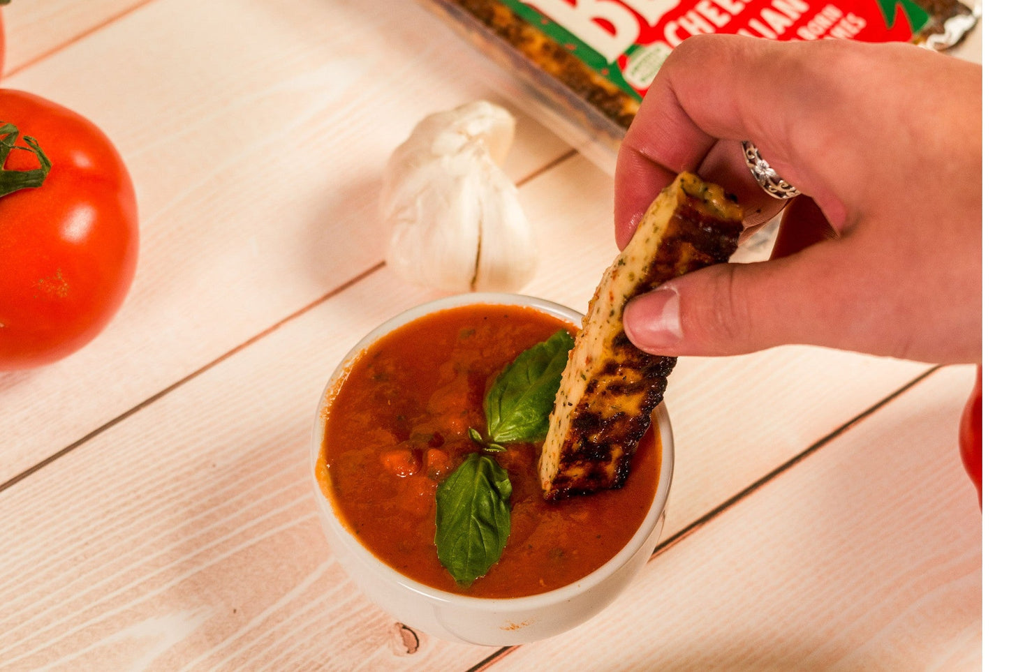 Italian Golden Baked Bliss Cheese - Herb, Garlic & Red Pepper Baked Cheese
