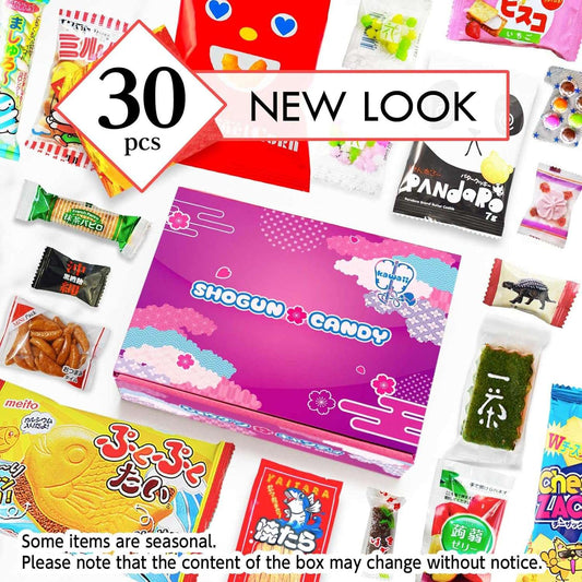 Japanese SHOGUN CANDY Gift Box – 30 Authentic Snacks & Candies | Taste The Planets