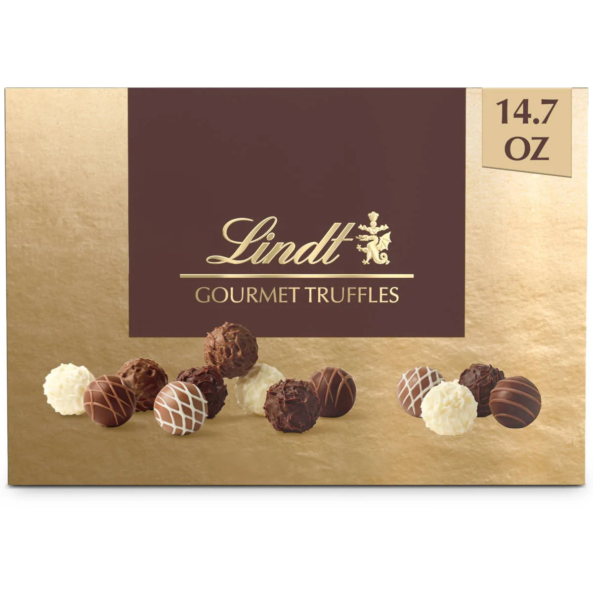 Swiss Lindt & Sprüngli Gourmet Chocolate Truffles Gift Box 26 PCS, 14.7 oz.
