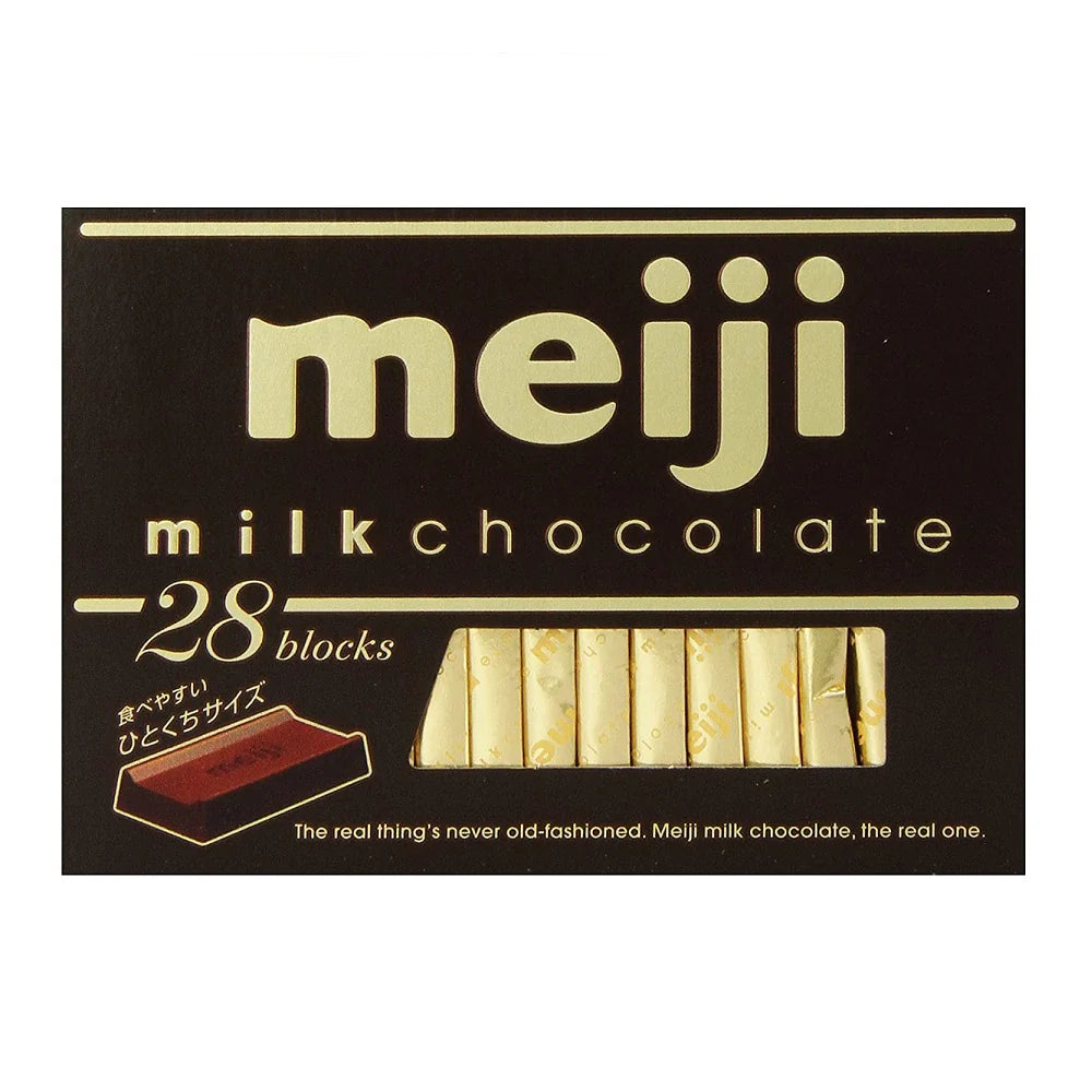 Japanese Meiji Chocolate Bars and Blocks: Milk Chocolate Collection & More