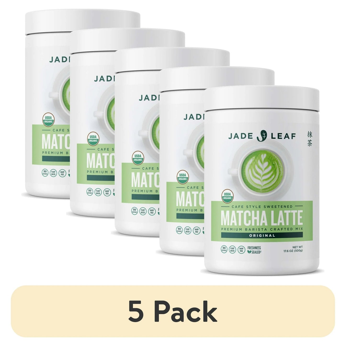 Organic Japanese Jade Leaf Matcha Latte Mix, Powdered Tea Variety - Taste The Planets
