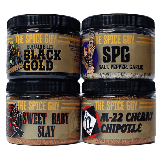 Red, White & BBQ Box – All-American Rubs for Burgers, Ribs & Brisket