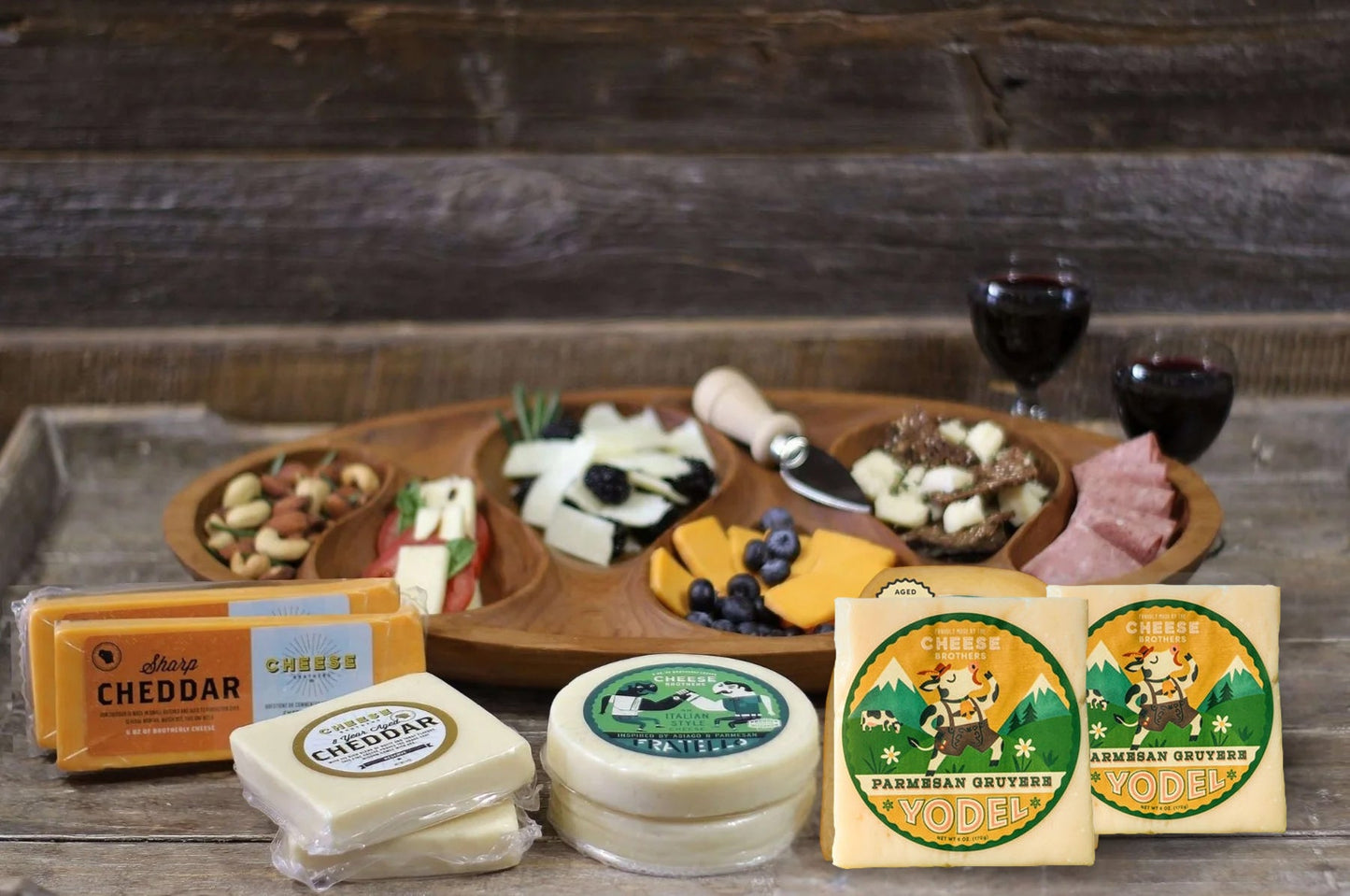 Sharp & Flavorful Cheese Box - 8 Bold Wisconsin Artisan Cheeses
