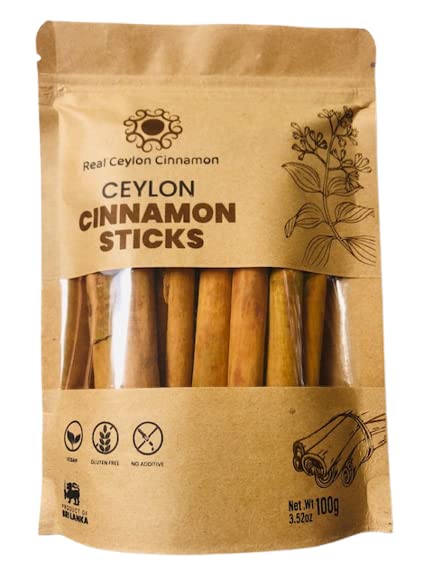 Sri Lankan Pure Fresh Cinnamon Sticks - 100g Pack | Taste The Planet - Taste The Planets