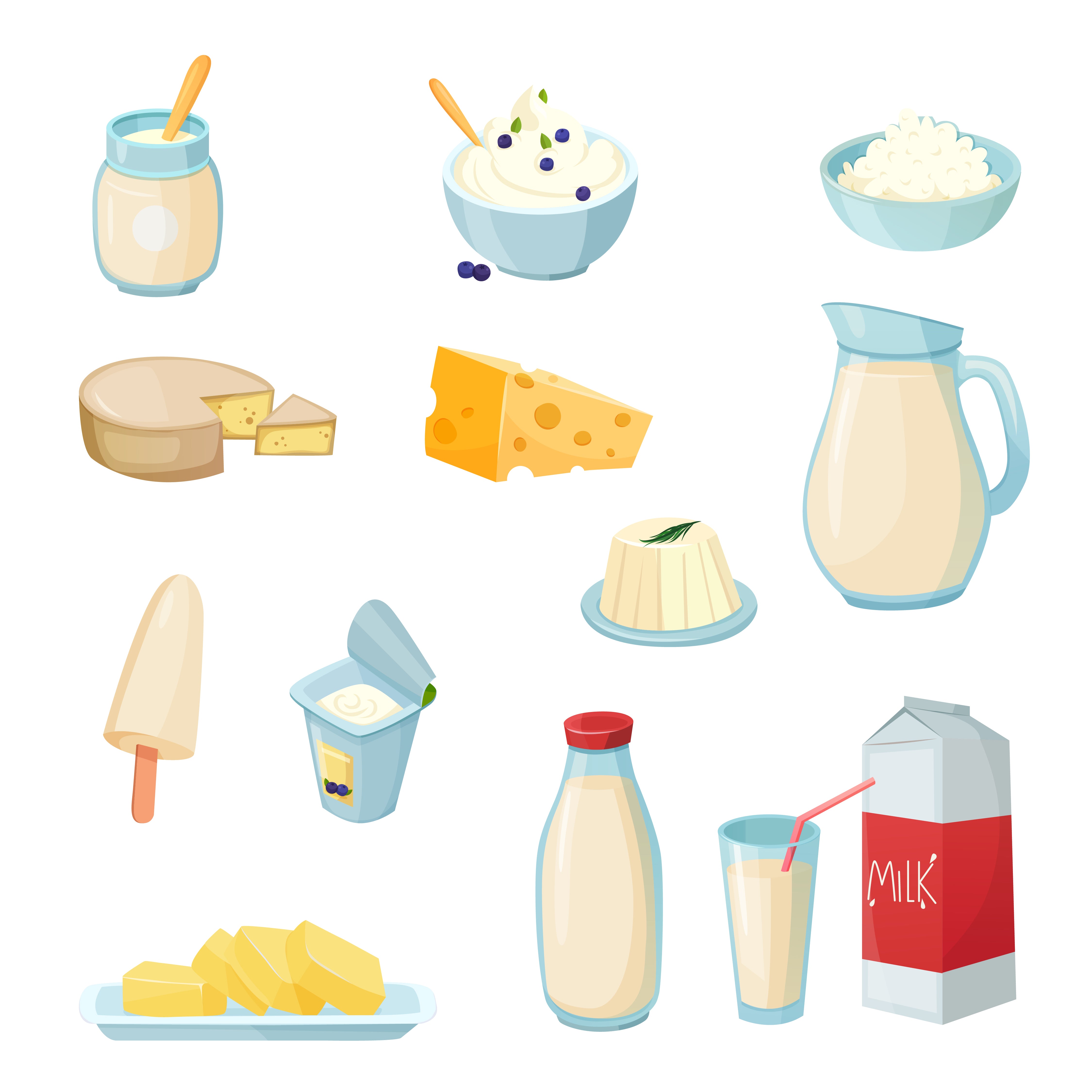 Cheeses & Dairy Products – Milk, Butter, Yogurt & More