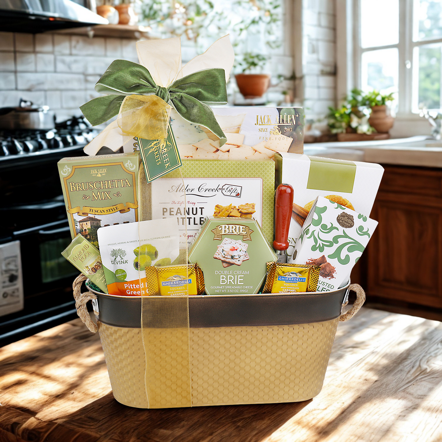 Gourmet Gift Basket with Sweet & Savory Treats for Any Special Occasion