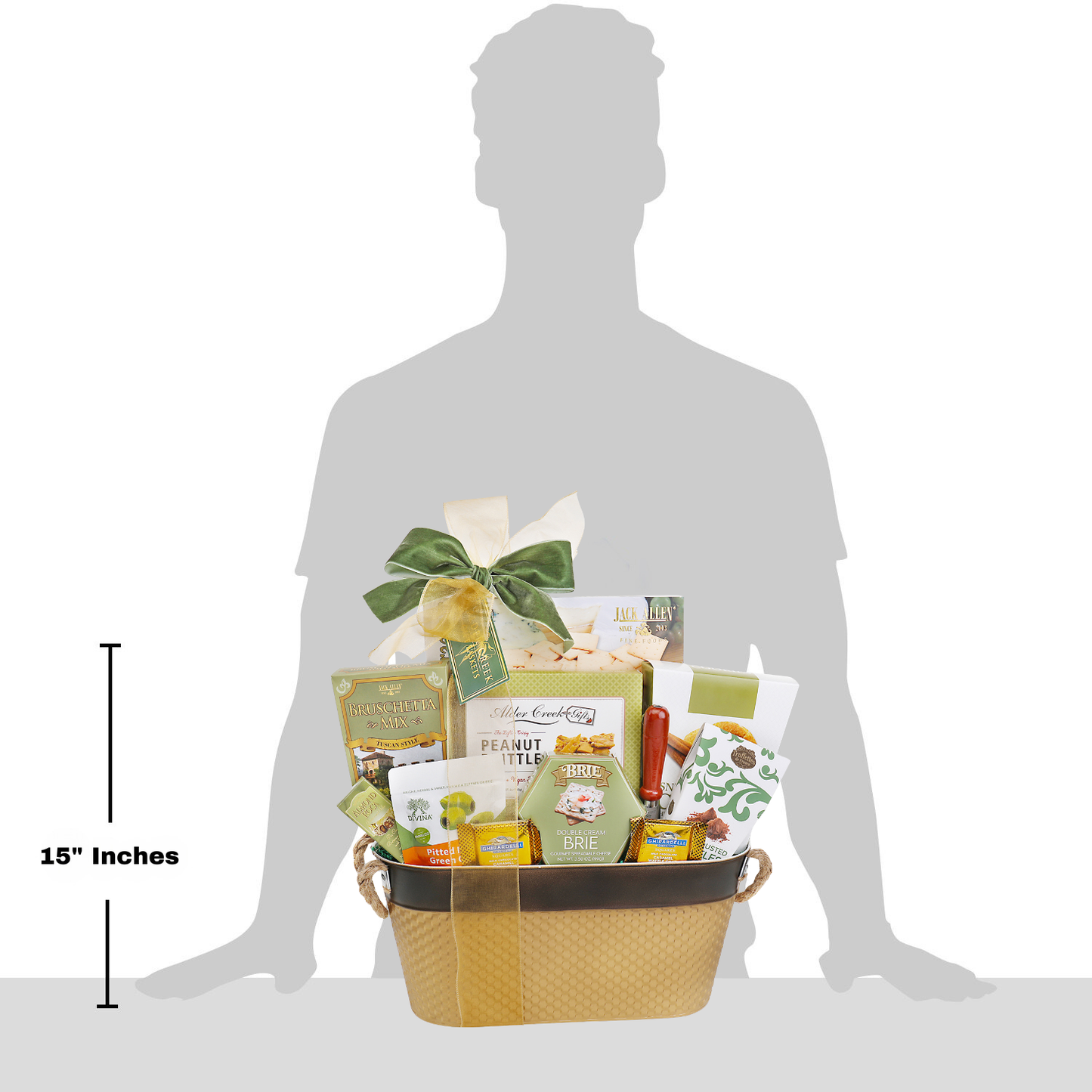 Gourmet Gift Basket with Sweet & Savory Treats for Any Special Occasion