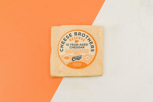 15-Year-Aged Cheddar - Rare, Intense Wisconsin Aged Cheddar Cheese