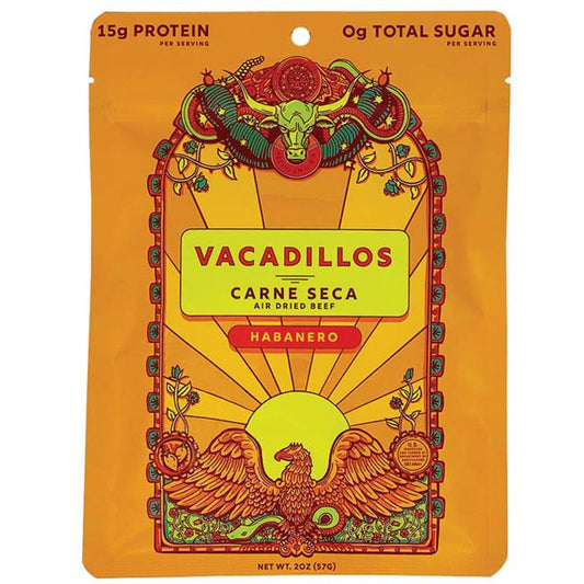 VACA CARNE SECA HABANERO ( 8 X 2 OZ   )