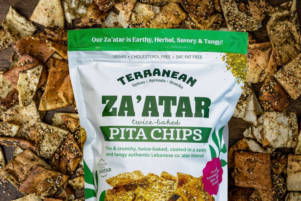 Crunchy Lebanese Za’atar Pita Chips – Vegan, Low-Fat, Authentic