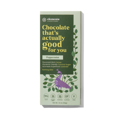Peppermint Lavender Dark Chocolate – Organic, Low Sugar, Luxurious Treat
