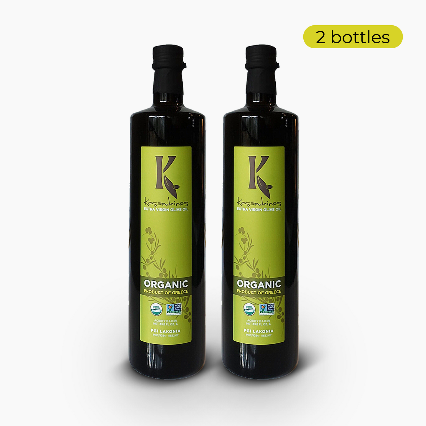 Greek Organic Extra Virgin Olive Oil – Cold-Pressed, Pure Greek Flavor