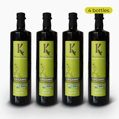 Greek Organic Extra Virgin Olive Oil – Cold-Pressed, Pure Greek Flavor