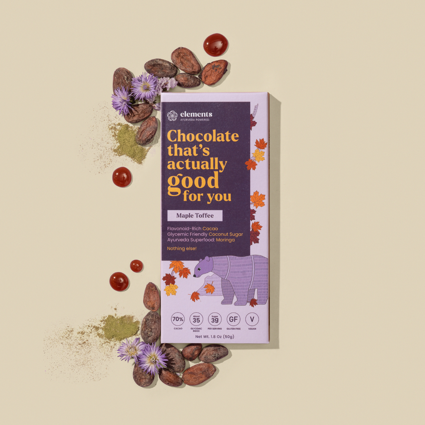 Soma Chocolate Collection – 9 Organic Dark Chocolate Bars with Superfoods