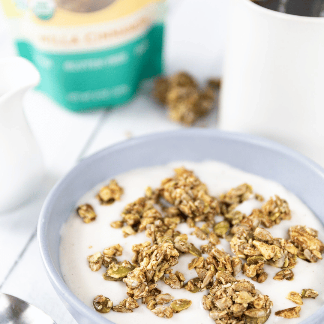 Vanilla Cinnamon Sprouted Granola – Organic, Gluten-Free & Vegan Snack
