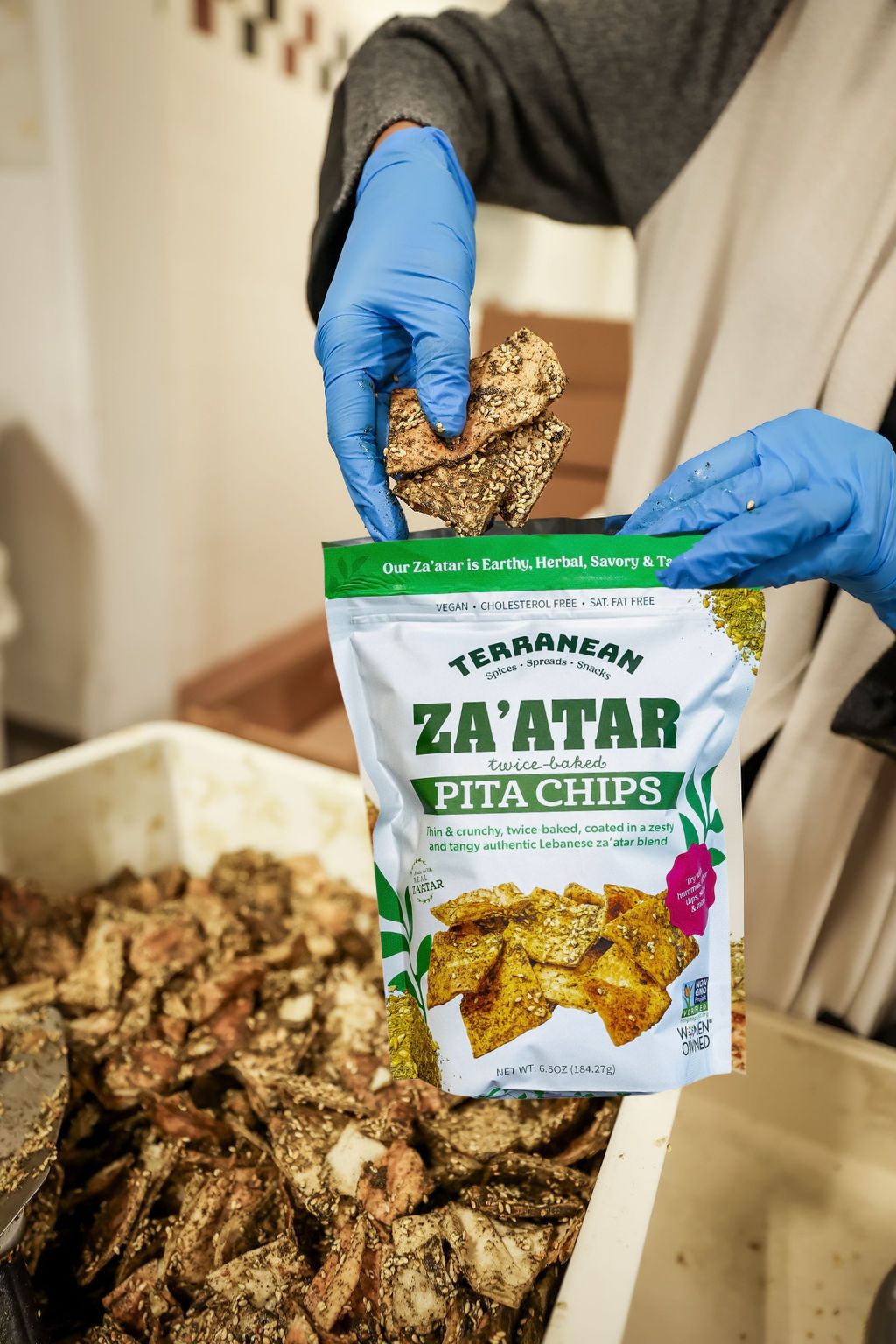 Crunchy Lebanese Za’atar Pita Chips – Vegan, Low-Fat, Authentic