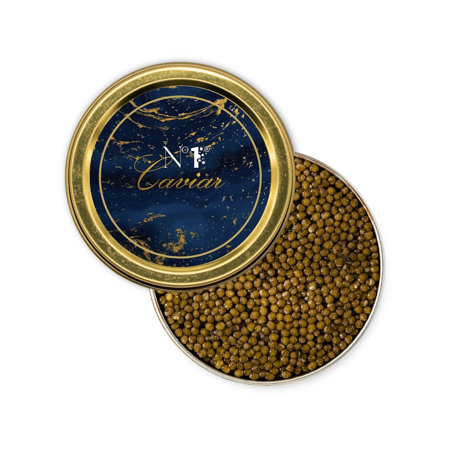 Russian Kaluga Classic Caviar w/ large buttery pearls, dark hues, mild salt