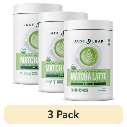 Organic Japanese Jade Leaf Matcha Latte Mix, Powdered Tea Variety
