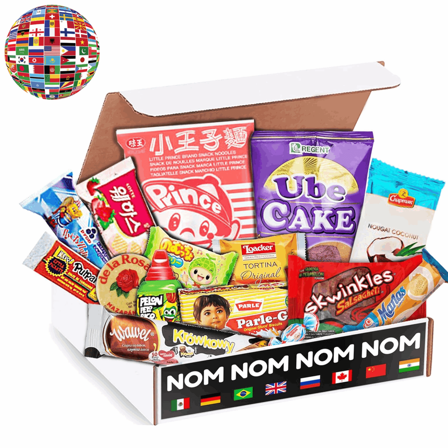 30+ Global Snacks & Candies - Asian, European, Latin Treats Gift Box | Taste The Planets 